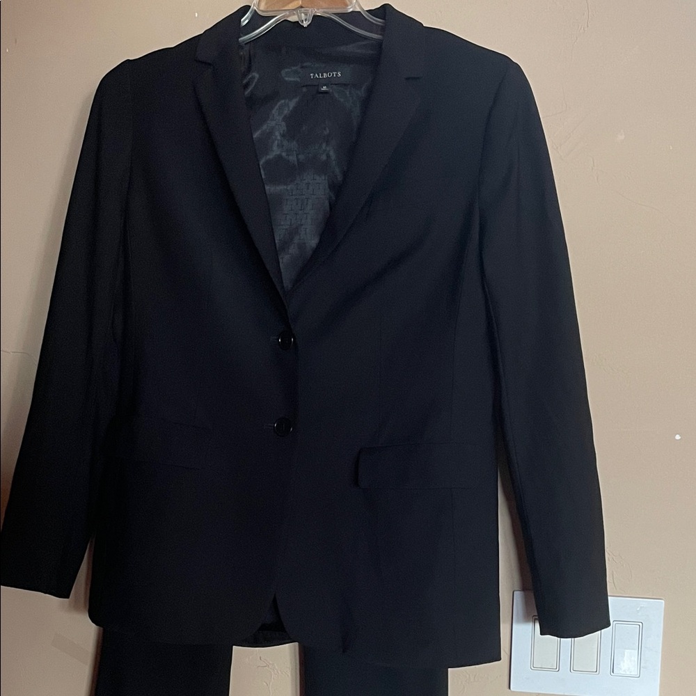 Talbots Black Women's Notch-Lapel Blazer